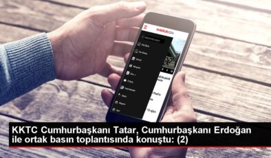 KKTC Cumhurbaşkanı Tatar: Türkiye, büyük Türk dünyasının umudu