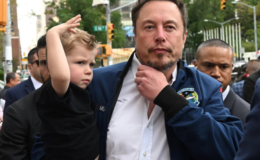Elon Musk, Erdoğan’ın yanına çocuğuyla geldi