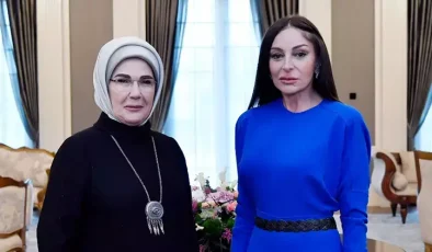 Emine Erdoğan, Mehriban Aliyeva İle Türkiye Ziyareti Kapsamında Görüştü