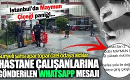 İstanbul’da Maymun Çiçeği Alarmı: Suriyeli Şahıs Özel Odaya Alındı