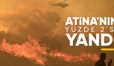 Yunanistan’daki Orman Yangınları: Attika Bölgesinin Yüzde 2’sinden Fazlası Yandı