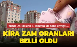 Kiralardaki Yeni Zam Oranı Duyuruldu