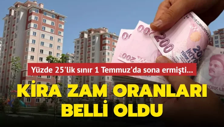 Kiralardaki Yeni Zam Oranı Duyuruldu