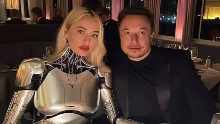 Elon Musk ve Robot Sevgilisi: Teknolojinin Yeni Çifti Akşam Yemeğinde