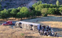 Malatya’da Otobüs Devrildi: 22 Yaralı