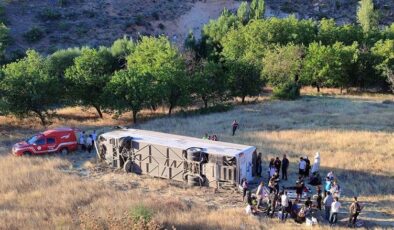 Malatya’da Otobüs Devrildi: 22 Yaralı