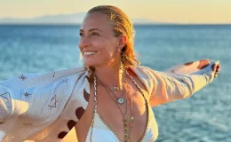 Ceyda Düvenci, Yeni Görünümüyle Güneşin Tadını Çıkardı