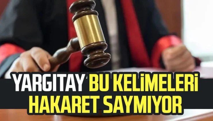 Yargıtay’dan Çarpıcı Karar: Hakaret Sayılmayan Güncel Terimler Açıklandı