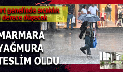 “Hafta Sonu Yurt Genelinde Sıcaklıklar 10-15 Derece Düşecek, Yağış ve Fırtına Etkili Olacak”