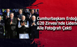 Cumhurbaşkanı Erdoğan, G20 Zirvesi’nde Liderlerle Aile Fotoğrafı Çektirdi