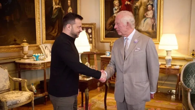 ZELENSKY, KRAL CHARLES İLE GÖRÜŞTÜ!