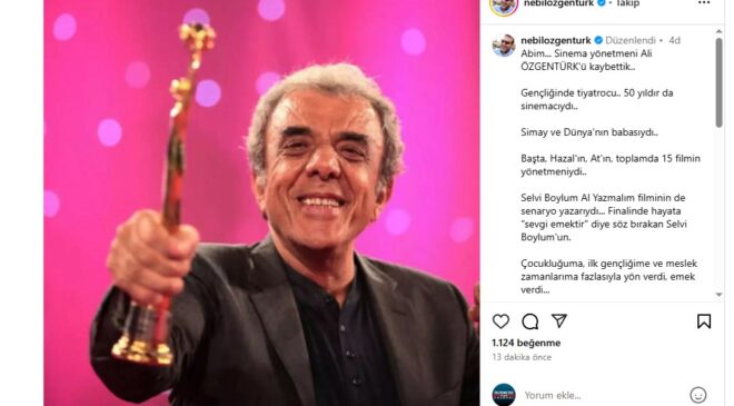 TÜRK SİNEMASININ USTASI ALİ ÖZGENTÜRK HAYATINI KAYBETTİ