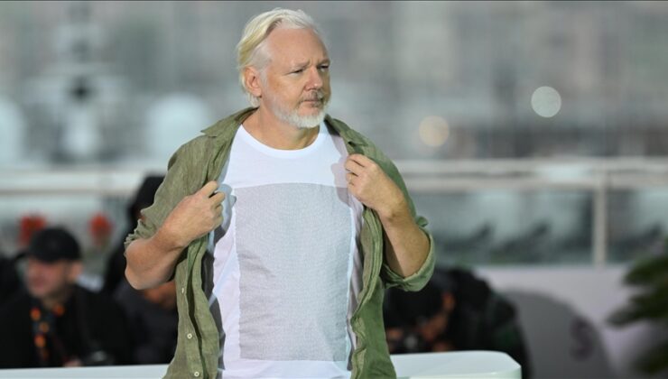JULIAN ASSANGE’DAN CANNES’DA GAZZE MESAJI