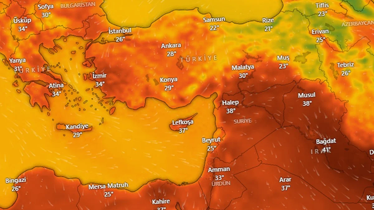 AFRİKA KÖKENLİ SICAKLIK TÜRKİYE’DE: METEOROLOJİDEN ÖLÜMCÜL UYARI