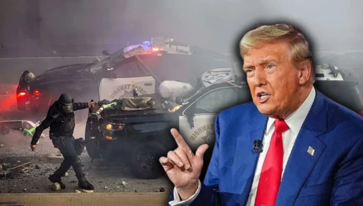 Trump’tan Los Angeles Çıkışı: “İç Savaş İstemiyorum