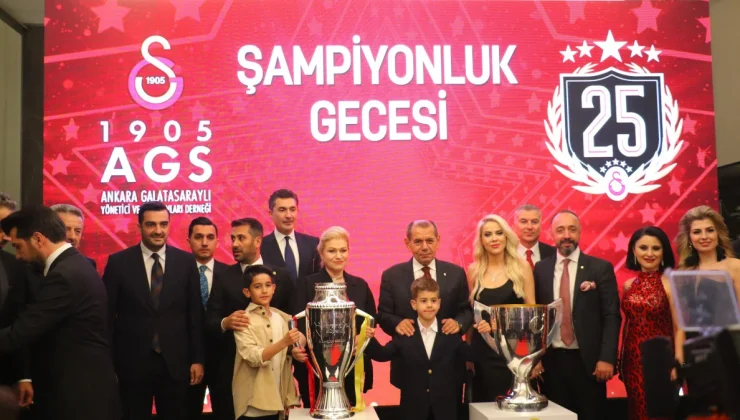 Galatasaray, 25. Şampiyonluğunu Ankara’da Coşkuyla Kutladı