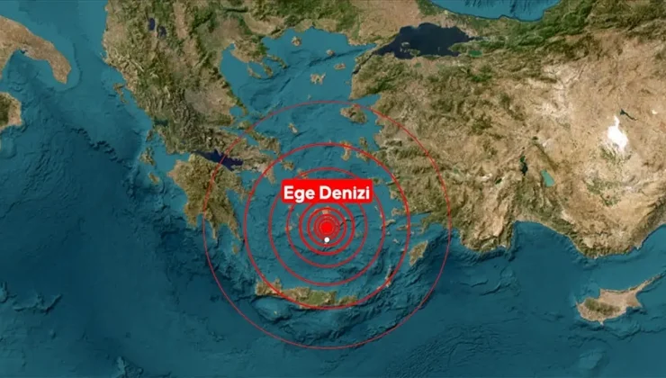 Ege Denizi’nde 5.0 Büyüklüğünde Deprem!