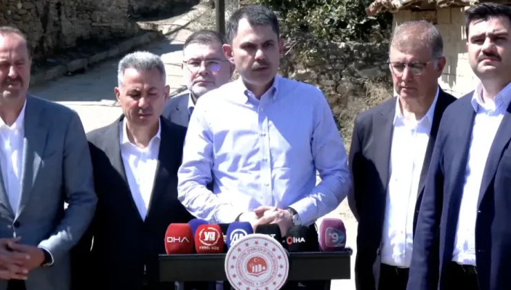 MURAT KURUM: İZMİR VE BİLECİK’TE 415 YAPI AĞIR HASAR GÖRDÜ
