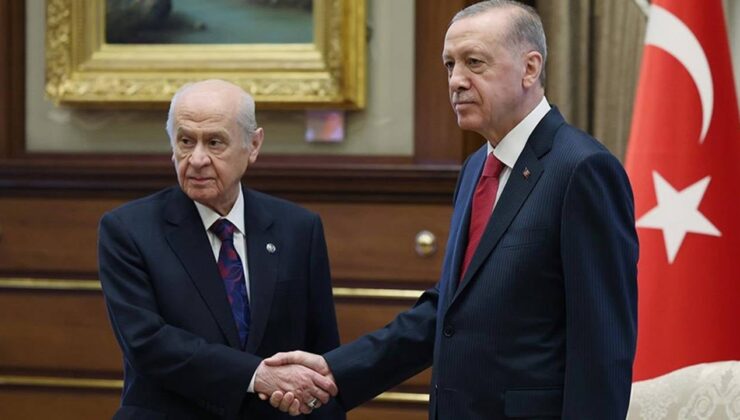 Devlet Bahçeli, Cumhurbaşkanı Recep Tayyip Erdoğan’ı Konutunda Ağırladı