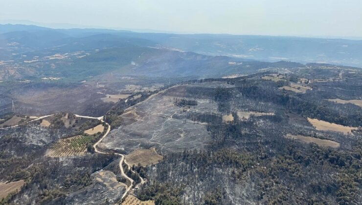 Çanakkale Yangını Gün Doğumuyla Daha Net Ortaya Çıktı