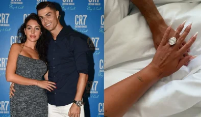 Ronaldo Sevgilisi Georgina Rodriguez’e Dev Yüzükle Teklif Yaptı