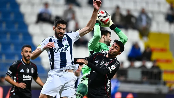 KASIMPAŞA – BEŞİKTAŞ MAÇINDA NEFESLER KESİLDİ: PUANLAR PAYLAŞILDI