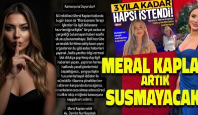 Meral Kaplan ve Avukatı Hukuki Mücadele Başlatıyor: İddialara Karşı Masumiyet Karinesi ve Hukuki Uyarılar