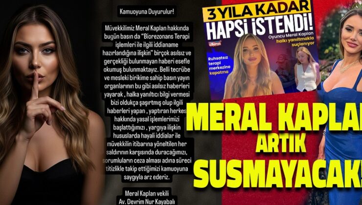 Meral Kaplan ve Avukatı Hukuki Mücadele Başlatıyor: İddialara Karşı Masumiyet Karinesi ve Hukuki Uyarılar
