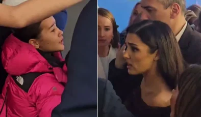 Hande Erçel Gala’da Korumaya Sert Tepki Gösterdi — Minik Hayranını Korumak İçin Müdahale Etti