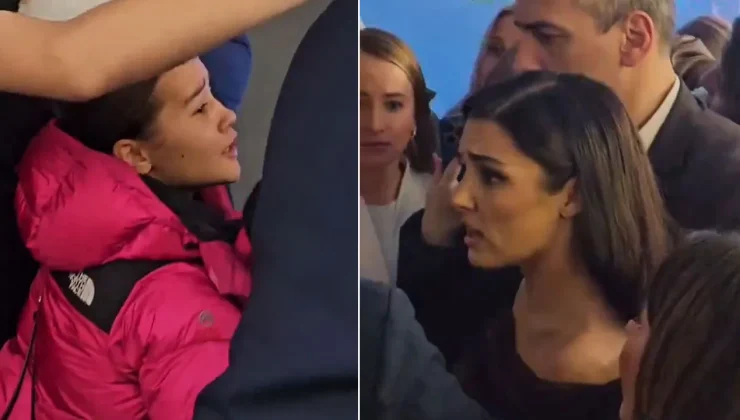 Hande Erçel Gala’da Korumaya Sert Tepki Gösterdi — Minik Hayranını Korumak İçin Müdahale Etti