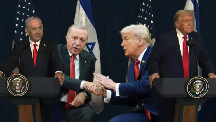 TRUMP VE NETANYAHU’NUN ORTAK BASIN TOPLANTISINDA GÜNDEME OTURAN SÖZLER: ERDOĞAN’IN SURİYE’DEKİ ROLÜ ULUSLARARASI TARTIŞMAYI ALEVLENDİRDİ