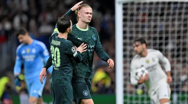 REAL MADRID, ŞAMPİYONLAR LİGİ’NDE MANCHESTER CITY’YE 2-1 MAĞLUP OLDU: DEV MAÇIN SONUÇLARI GÜNDEMDE