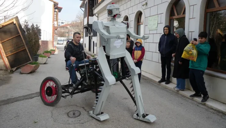 KASTAMONU’DA HURDALIKTAN ROBOT YAPAN GENÇ YETENEĞİN ÇALIŞMASI İLGİ ÇEKİYOR